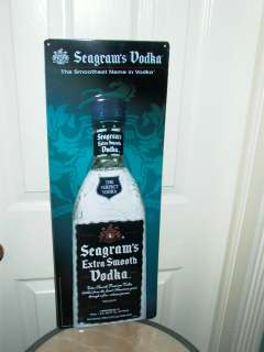 Seagrams Extra Smooth Vodka Tin Sign  