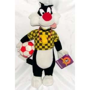  12 Soccer Coach Sylvester Looney Tunes Plush: Toys 