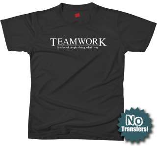 Teamwork Funny Boss The Manager Office Work New T shirt  