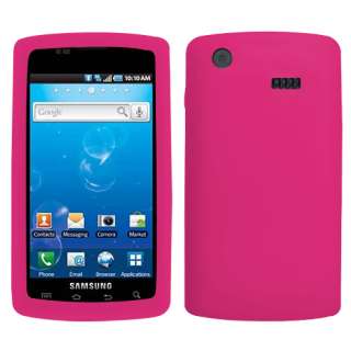 Pink Soft Skin Gel Case Cover Samsung Captivate AT&T  