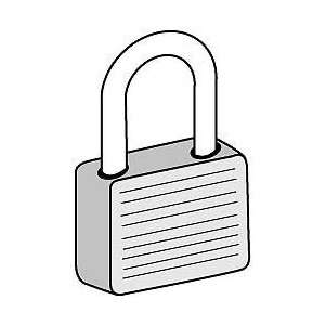  Locker 77725 Padlock Key Style with (2) Keys for All 