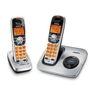 Uniden DECT 6.0 Silver Cordless Phone with Caller ID and Two Handsets 