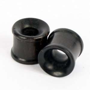Darkwood Hollow Double Flared Tunnel Wood Plug, in 2g (Gauge), Sold 