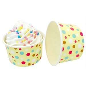 Wilton Polka Dot Ice Cream Cups:  Kitchen & Dining