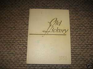 1958 Miami Jackson High School Yearbook The Old Hickory  