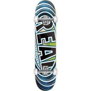 Real Renew #2 Lg Complete Skateboard   8.06 Blue w/Raw Trucks & Wheels 