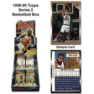  Topps 1998 99 Nba Series Two Unopened Trading Card Box 