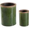 New Ceramic Urn Pot Planter Set Of 2 (3 colors)   65737  
