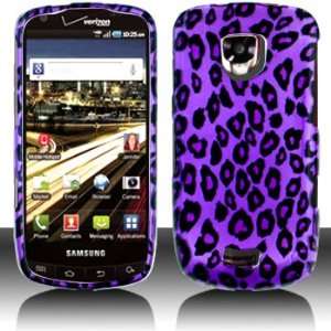  Samsung i510 i520 Droid Charge 4G Purple Black Leopard 