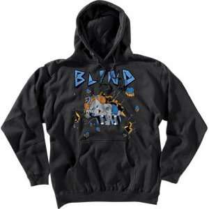  Blind Skate Rat Youth Hooded Sweatshirt [Small] Black 