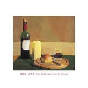  Still Life with Bread and Wine   Poster by John Long 