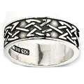 Sterling Silver Celtic Knot Ring  Overstock