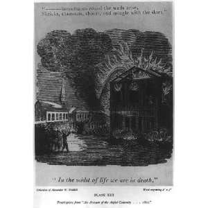 Burning,theatre,Richmond,Virginia,VA,1811,firemen