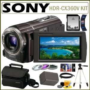 Sony HDR CX360V HDRCX360 HDR CX360 1080p High Definition 32GB Handycam 