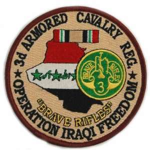  3rd Armored Cavalry Regiment Operation Iraqi Freedom Patch 