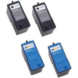  Dell 964 4 Pack: 2 x High Capacity Black Ink Cartridges 