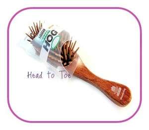 Kent Woody Hog Styling Wood Pin Hair Brush New 800543032670  