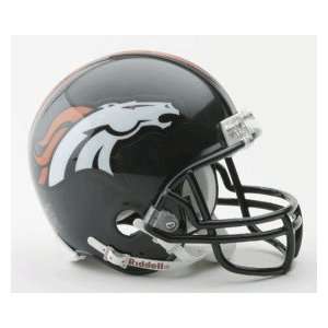 Denver Broncos NFL Replica Mini Helmet With Z2b Face Mask  
