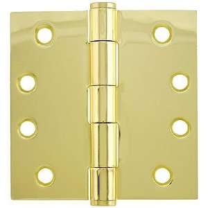   Bronze Hinges. 4 Heavy Duty Plated Steel Hinge With Button Tips