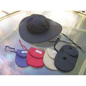 SUN & RAIN HAT Twist & Fold Collapsible to 5 pouch, Water resistant 