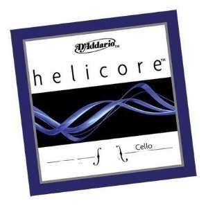   Helicore Cello C Single String 1/8 Med Tension Musical Instruments
