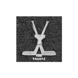 Yale University Y Hockey Sticks Pendant (Silver)  Sports 