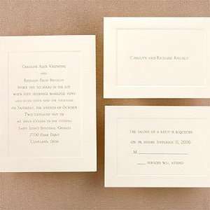  Cream Wedding Invitations FR692 32 (QTY 100): Health 