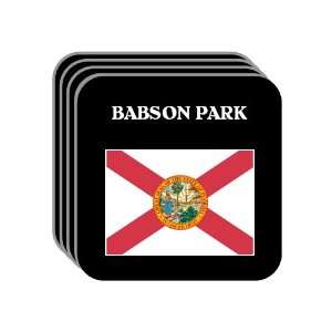  US State Flag   BABSON PARK, Florida (FL) Set of 4 Mini 