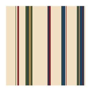   JE3730 Stripe Pre pasted Wallpaper, Red/Blue/Green
