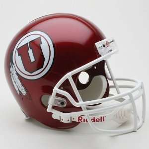 Utah Utes Full Size Replica Football Helmet:  Sports 