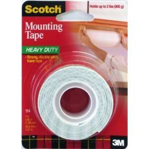  3M Heavy Duty Mounting Tape 1 X 50 (6 Pack): Home 
