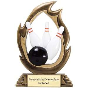 25 Flame Bowling Trophy 
