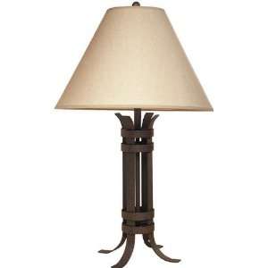  Source LS 3582KRAFT Fargo Wrought Iron Table Lamp
