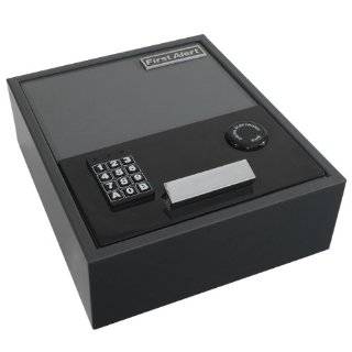 First Alert 2074F Top Opening Anti Theft Drawer Safe, 0.35 Cubic Foot 