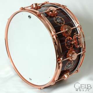 5x14 neil peart time machine with copper hardware 820253 e at drum 