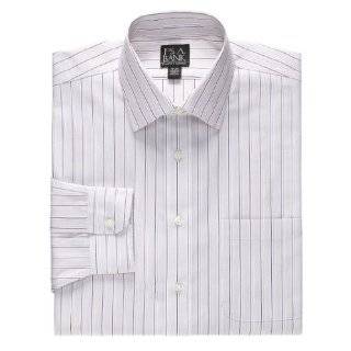   : Stays Cool Wrinkle Free Spread Collar Stripe Dress Shirts: Clothing