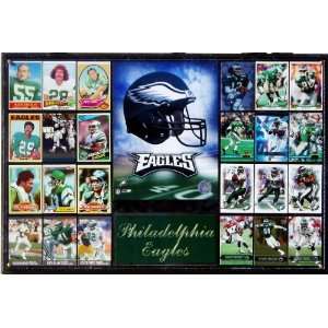  PHILADELPHIA EAGLES 16x 24 Team History Plaque Sports 