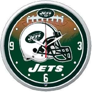  NFL New York Jets Team Logo Wall Clock: Sports & Outdoors