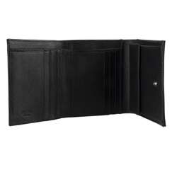 Prada Tessuto Black Nylon Tri fold Wallet  Overstock