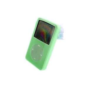  Cellet iPOD Video 60GB 80GB Green Silicon Case: Cell 