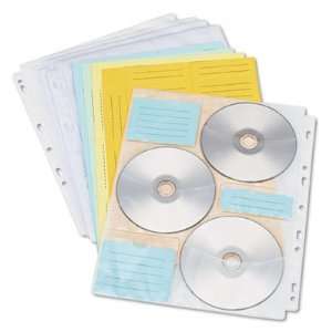  Innovera CD/DVD Three Ring Binder Pages IVR39301 