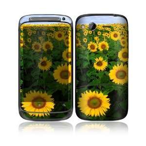  HTC Desire S Decal Skin   Sun Flowers 