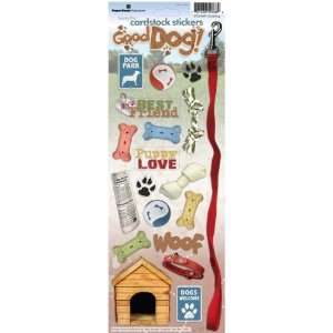  Paper House Cardstock Stickers Good Dog   622059: Patio 
