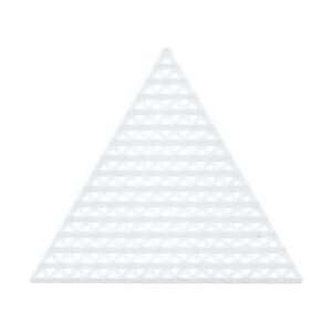Plastic Canvas 7 Count 3 Triangles 10/Pkg Clear 33006; 6 Items/Order 