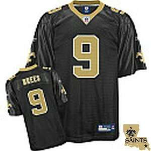 Drew Brees Black New Orleans Saints Double Stitched Jersey Size 50 
