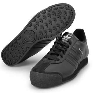 NEW ADIDAS SAMOA MENS Sz 10.5 Black Running Shoes Ahtletic Sneakers 