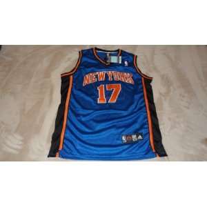  New York Knicks Authentic Jerseys #17 Jeremy Lin BLUE Basketball 