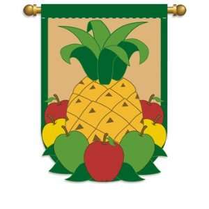  Colonial Pineapple Garden Flag Banner 13 X 18: Patio, Lawn 