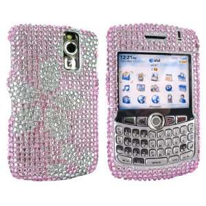  For Blackberry Curve 8330 Bling Hard Cover Pink Blossom 