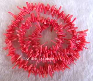   very beautiful high quality real coral dyed color material colore